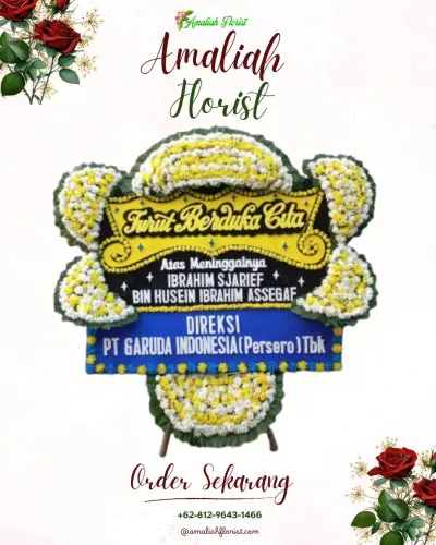 Papan Bunga Duka di Rumah Duka Gading Serpong